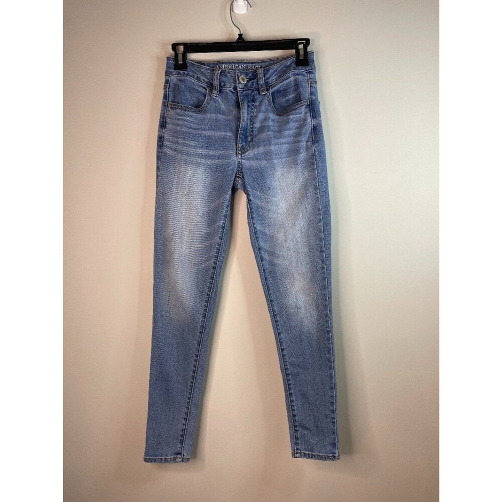 American Eagle Outfitters Super Stretch High Rise Jeggings Jeans Size 2 Short
